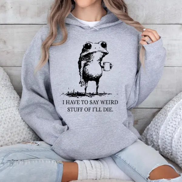 Funny Hoodie, Gift Sweatshirt, Parody Tee, Sarcastic Tee, Funny Animal, Unhinged